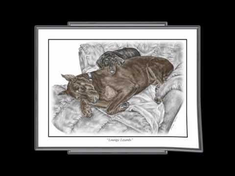 Dog Pencil Drawings by Pet Artist Kelli Swan