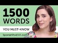 1500 Words Every Spanish Beginner Must Know