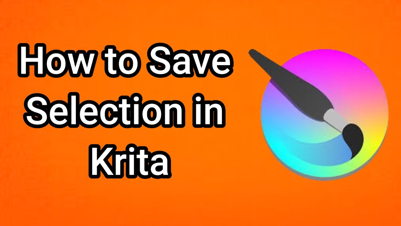 How to Save Selection in Krita