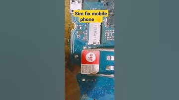 Mobile Phone Sim Fix//Hidden Sim Card/chor vapas de Jay ga #mobilerepair #shots