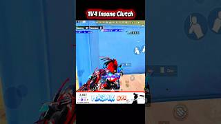 1v4 INSANE CLUTCH 😱🔥 #bgmi #bgmishorts #pubgmobile #1v4 #shorts