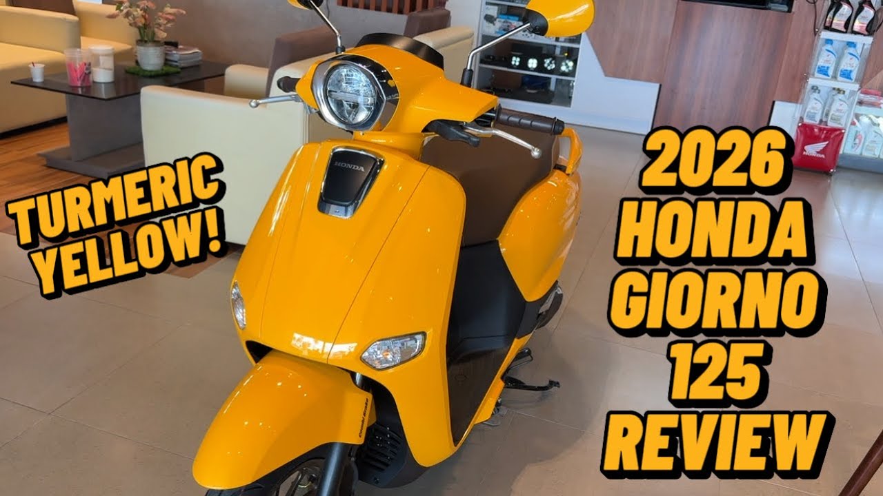 Honda Giorno (決まりました) 2026 Honda Giorno New Color Variant Turmeric Yellow! Langga Gail