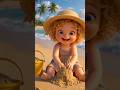 🥰 Girl & Turtle Friendship#CuteBaby #SeaAnimals #AnimationLovers #viral #TrendingNow #ShortsIndia