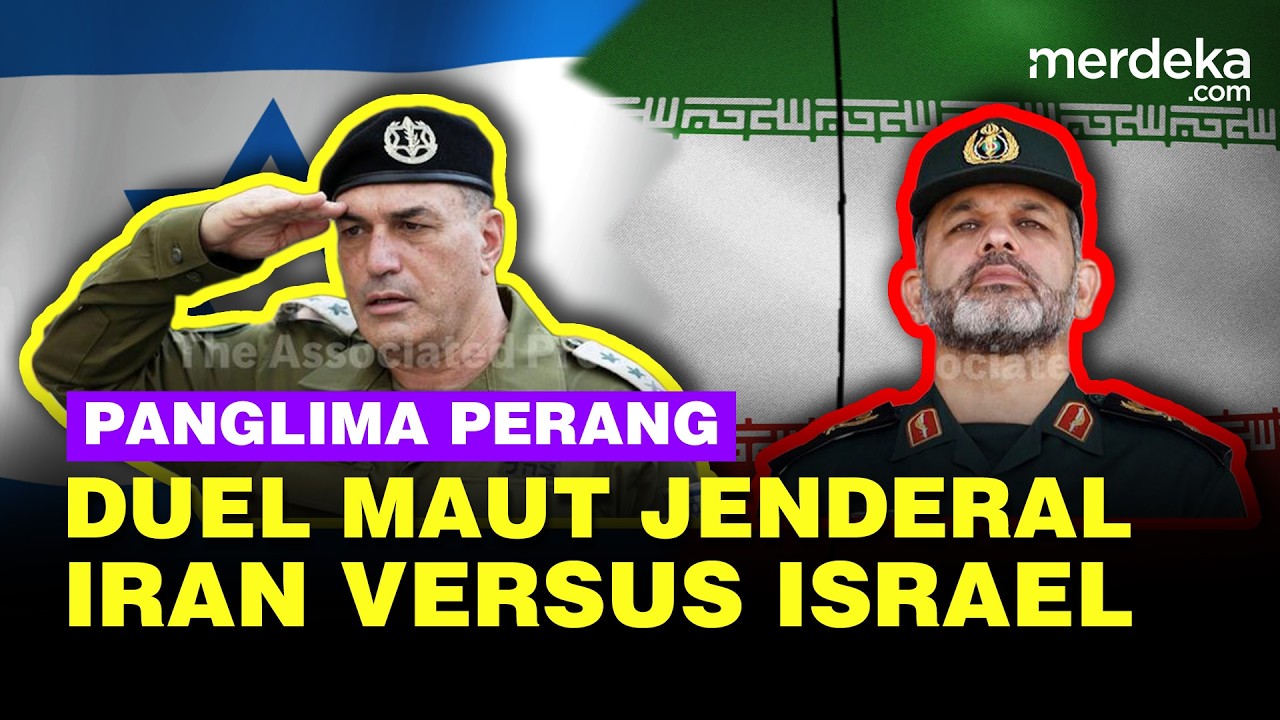 Duel Maut! Sosok Jenderal Iran Vs Israel Penentu Strategi Perang yang Handal, Siapa Paling Kuat?