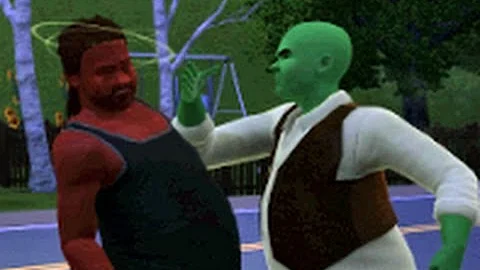 Shrek meets Dreck (Sims 3)