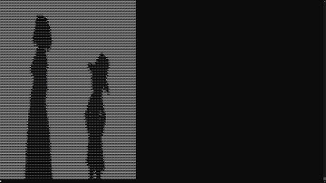 Bad Apple in Python console! (ascii art)