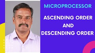 Ascending & Descending order-8085 Microprocessor