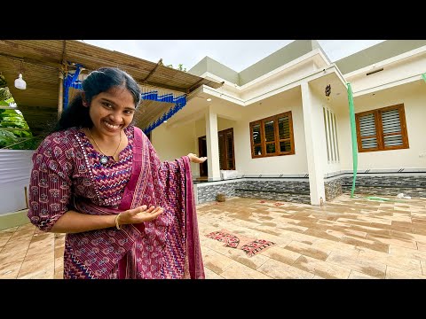 പുതിയ വീട്ടിലേക്ക് 😍 നാളെയാണ് പാല്കാച്ചൽ 🏠 Tour