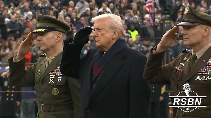 WATCH: President Trump walks onto the field for the 126th annual Army-Navy game. - 12/13/2025