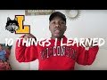 10 Things I Learned Freshman Year of College