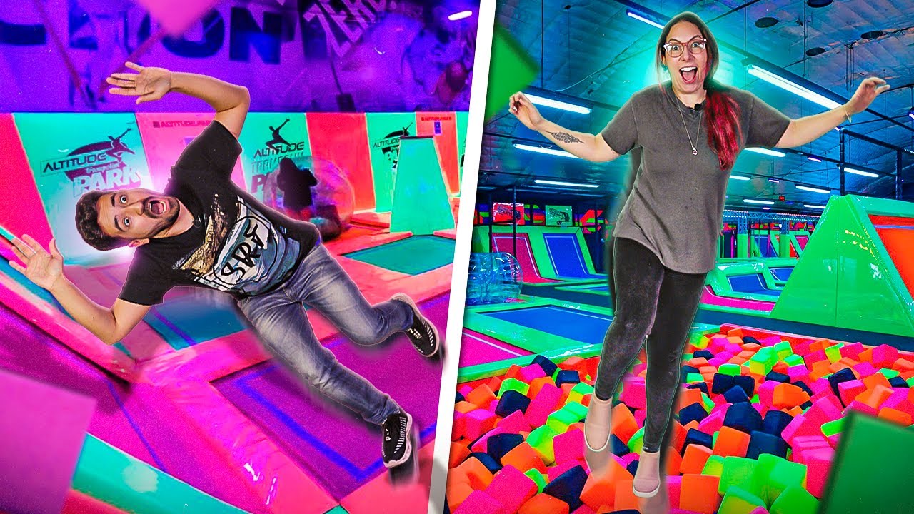 ESSE É O MAIOR PARQUE DE CAMA ELÁSTICA QUE JÁ FOMOS | Gabriel e Shirley 2.0