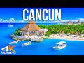 Cancun 4K Drone Footage | Turquoise Caribbean Waters, White Sand Beaches &amp; Tropical Coastline