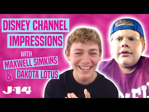 Dakota Lotus and Maxwell Simkins Do Disney Channel Impressions