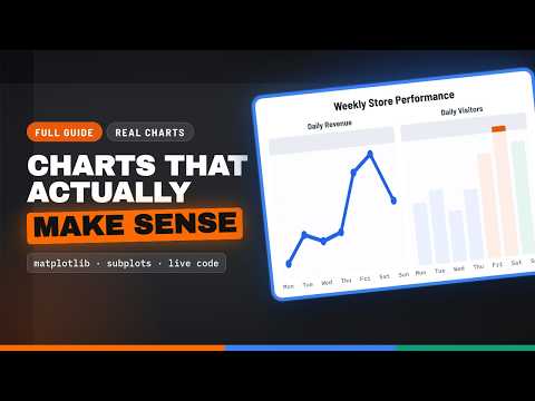 Charts That Actually Make Sense: The Complete Matplotlib Guide #python #pythonprogramming