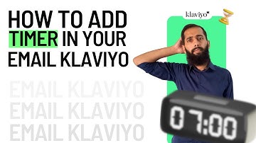 How to add timer in Email | Marketing Chamber | Klaviyo Shopify Email Marketing | Shopify Email