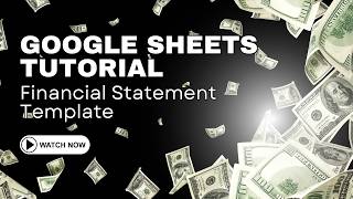Google Sheets Tutorial Financial Statement Template