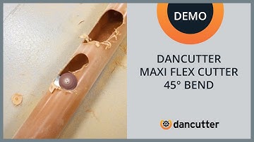 Dancutter maxiflex cutter demo 45degreesbend