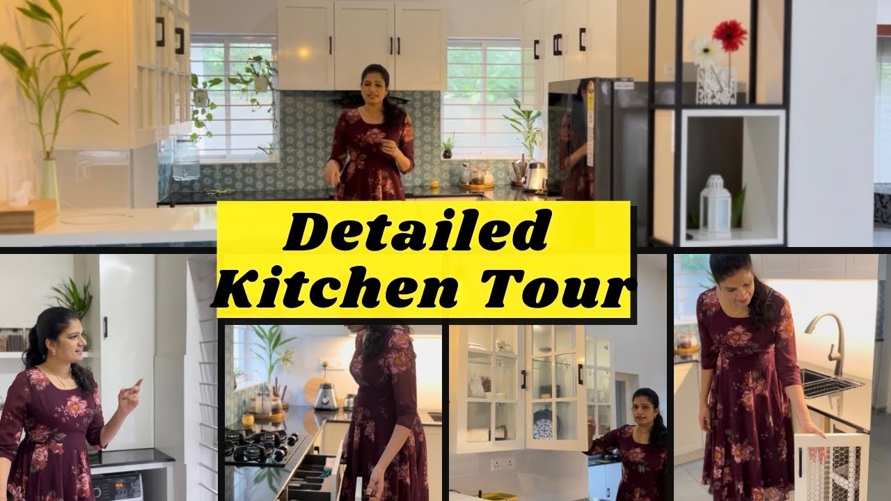 എന്റെ kitchen & work area പറ്റി അറിയേണ്ടതെല്ലാം 😱⭐️ | Kitchen Tour