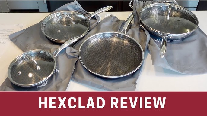 HexClad Hybrid Nonstick 6 Piece Cookware Pot Set