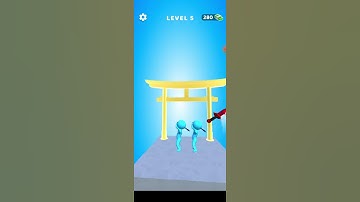 Sword Play !Ninja Slice Runner 3d #short #4