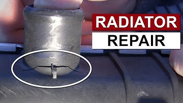 Repairing a Cracked Plastic Radiator
