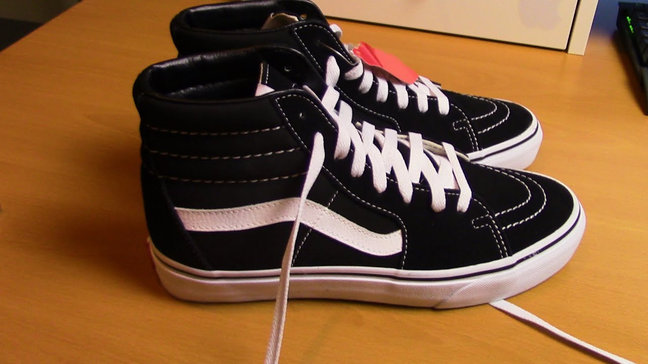 vans sk8 hi unboxing