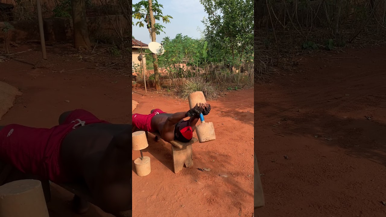 Dumbbell chest workout 🏋️ 