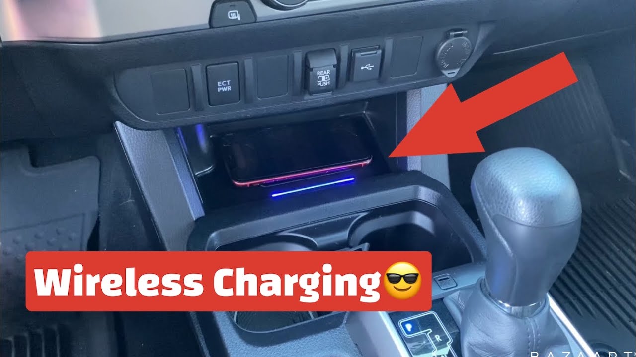 Installing A Wireless Charger Mod In The Tacoma!