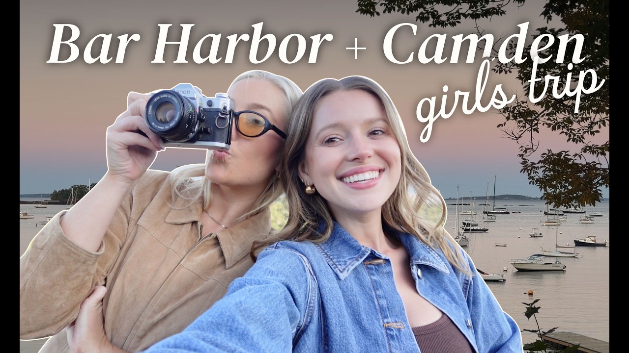 VLOG: Bar Harbor + Camden Maine GIRLS TRIP (ft The Lost Kitchen + Sailing wowowow)