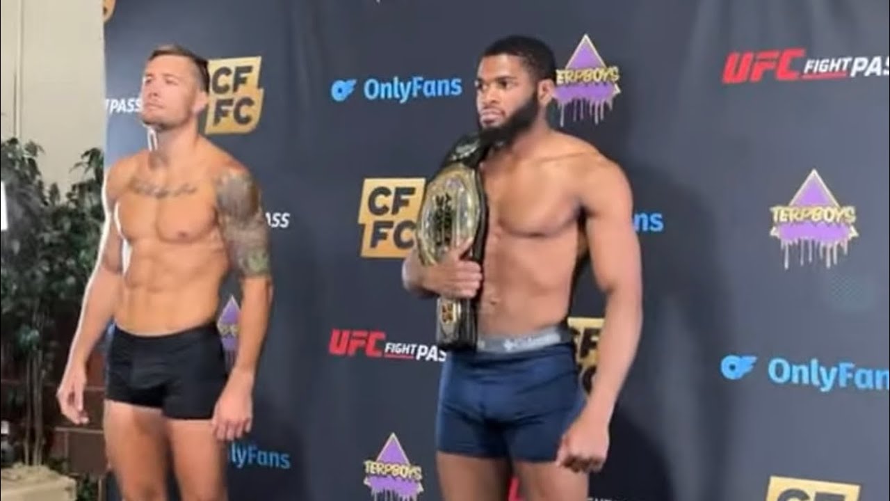 Cage Fury Fighting Championships 117 Weigh Ins - Live from 2300 Arena in Philly