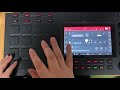 mpc liveでテンプレート使ってフィンガードラムして遊んだよ