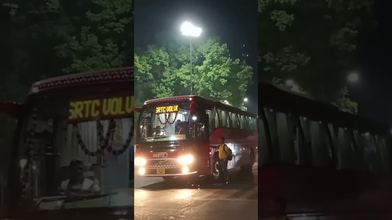 Rourkela to Cuttack & Bhubaneswar..Osrtc Volvo Bus 🚌..👍👍