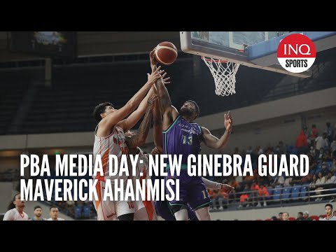 PBA Media Day: New Ginebra guard Maverick Ahanmisi