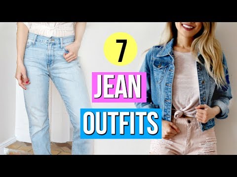 How To Style Jeans! 7 Outfit Ideas!