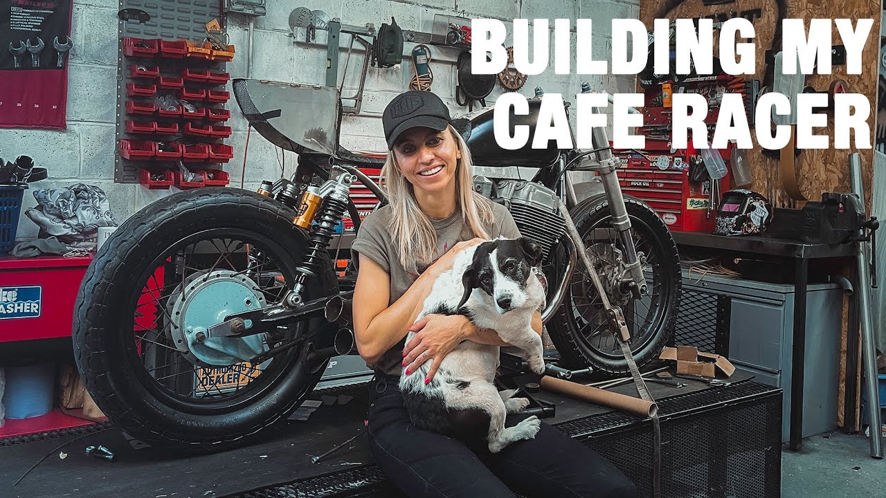 BUILDING MY FIRST MOTORCYCLE - EP 11 / HONDA CB750  CAFE RACER / Custom Series by TOMBOY A BIT