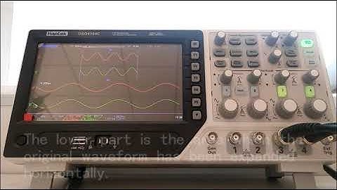 Oscilloscope DSO4104C Display Mode-Delay Sweep