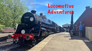 73082 Camelot. Ride Along. Bluebell Railway. 26/5/24