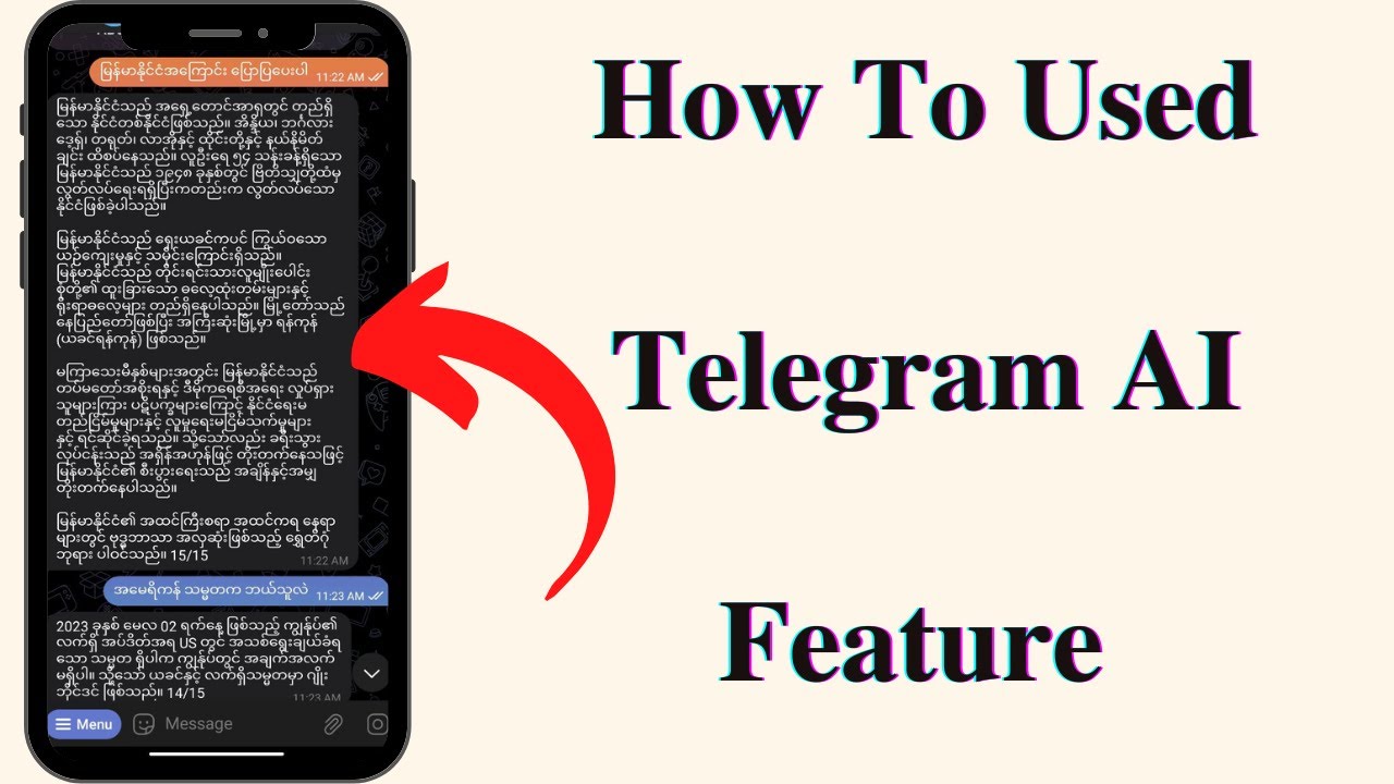 How To Used Telegram AI Feature To Asked Everything You Want#telegram ...
