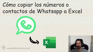 ¿Cómo copiar los números o contactos de Whatsapp a Excel? screenshot 4