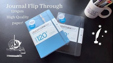 Journal Flip Through and First Impressions | Leuchtturm1917 120gsm