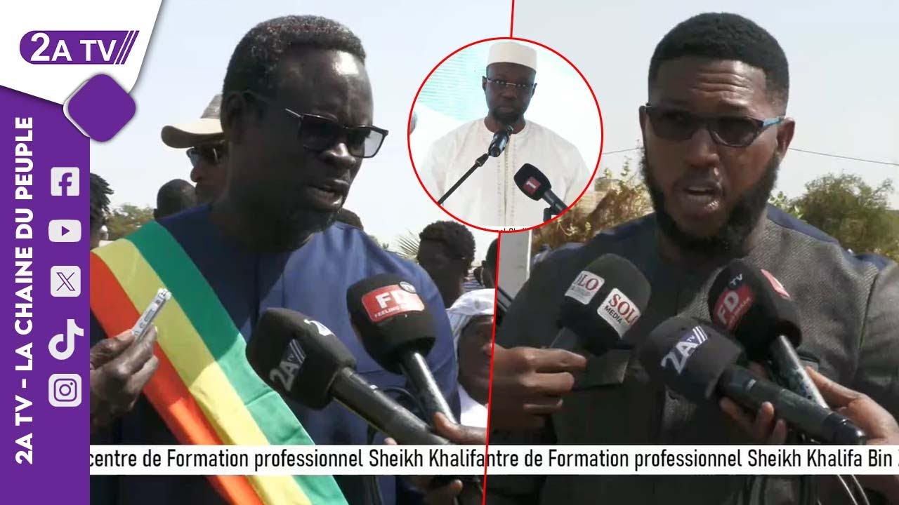 Sonko à Mbour Réaction de Me Tall : Inauguration Centre Formation Professionnelle, Yarga Sy valide