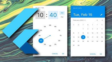 فلاتر على الماشي - نافذة اختيار التاريخ والتوقيت معا : Flutter to go - DateTime Picker