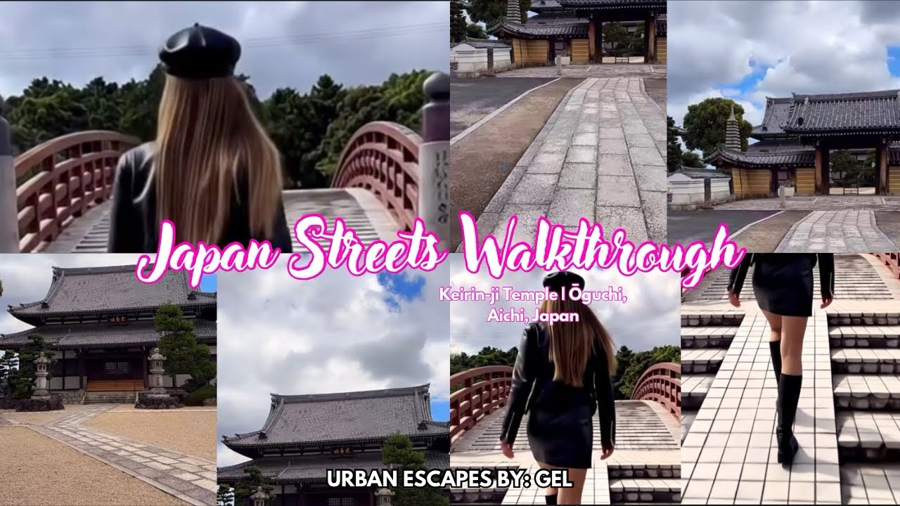 Quiet Walk Through Keirin-ji Temple 🇯🇵 | Ōguchi, Aichi, Japan | Urban Escapes