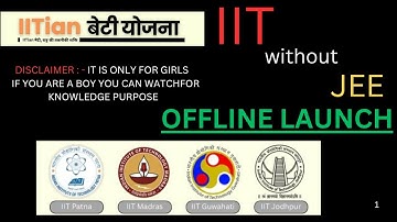 No JEE Required! ✅ IIT Degree for Girls | IITian Beti Yojana | JVWU Jaipur