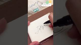 Letter J Signature Ideas / J Signature/ How to write letter J Signature #shorts #signatureideas