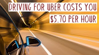 How much money being an Uber driver COSTS YOU