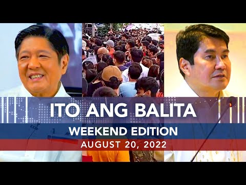 UNTV: Ito Ang Balita Weekend Edition | August 20, 2022