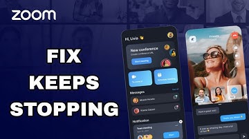 How To Fix And Solve Keeps Stopping On Zoom App | Final Solution
