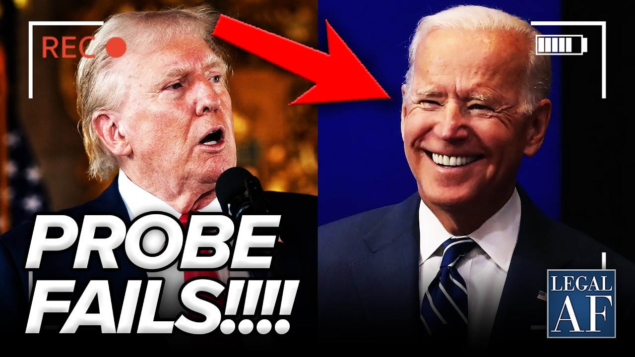 Trump DOJ GIVES UP as Biden Investigation IMPLODES