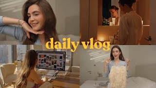 daily vlog: morning routine, how I became full time influencer, unpacking & more
